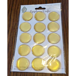 New Epiphany Crafts Shape Studio - Clear Round - SSA-16 - 1 Pack 15 Bubble Caps